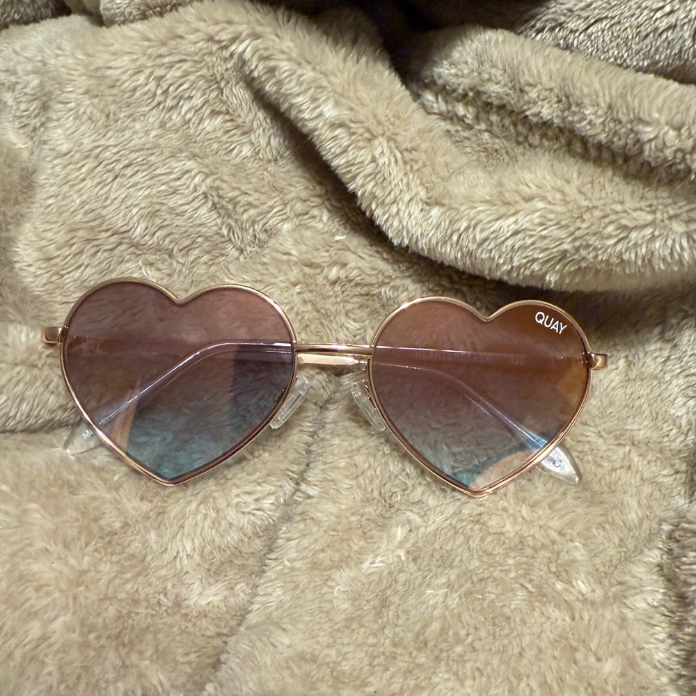 Quay Heart Shaped Sunglasses